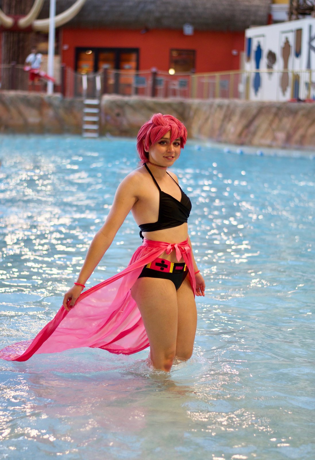 MeelkTea Cosplay as Swimsuit Trish Una from JoJo’s Bizarre Adven