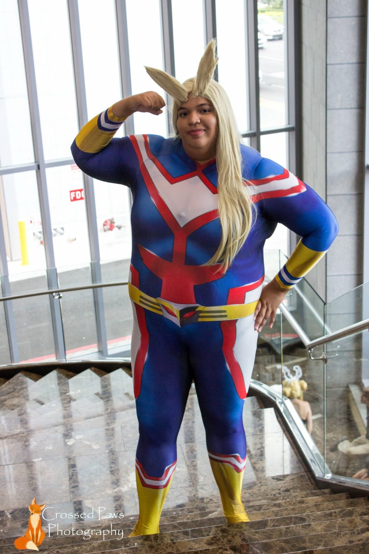 Kaira Rin Cosplay as All Might from My hero academia